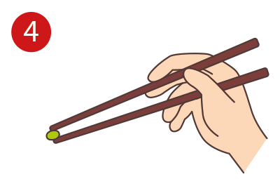 How to hold chopsticks Japan Rail Pass